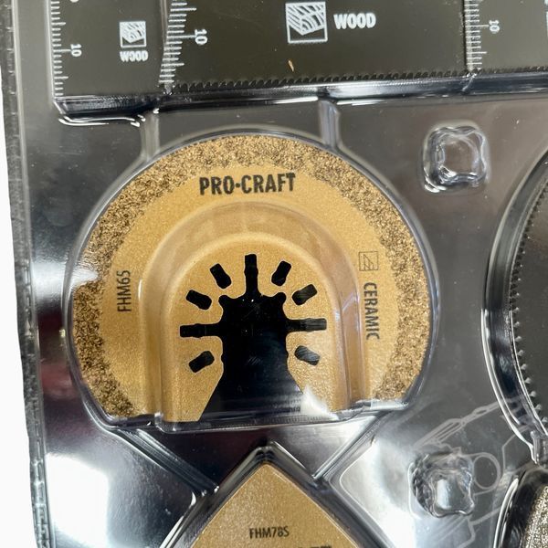 Набір насадок для реноватора Procraft MB8 &ndash; 8 шт, по дереву, металу, плитці, алмазні та карбідні MB8000 фото