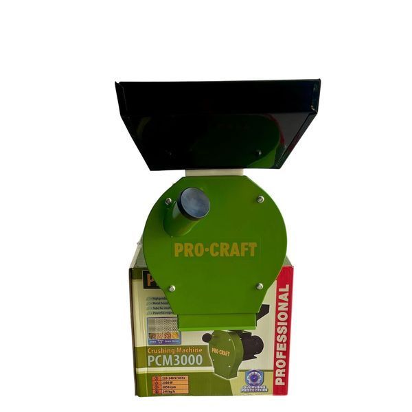 Зернодробилка Procraft PCM3000 &mdash; 2500 Вт, до 200 кг/ч, металлический бункер, 5 сит 903000 фото