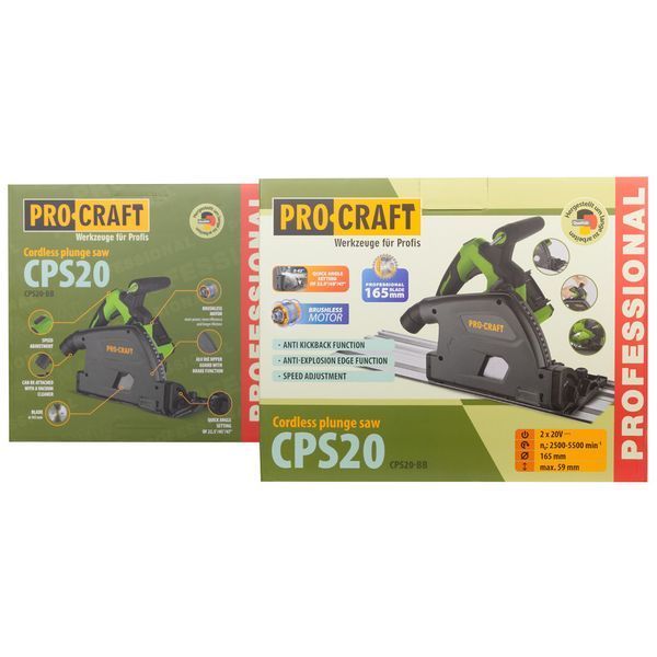 Аккумуляторная погружная пила Procraft CPS20 (без АКБ и ЗУ) 032029 фото