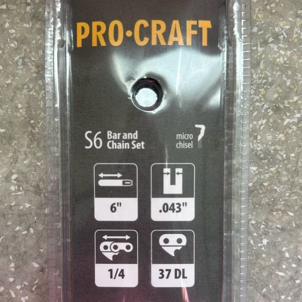 Комплект из шины и цепи Procraft S6 Universal (2 цепи и 1 шина) S60000 фото
