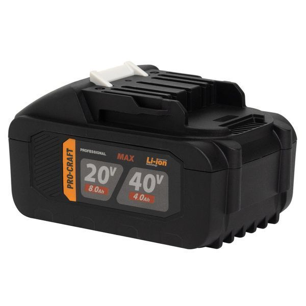Аккумуляторная батарея Procraft Battery20/40 20В/40В 8Ач/4Ач &mdash; высоковольтный Li-Ion АКБ для инструмента Procraft 030286 фото