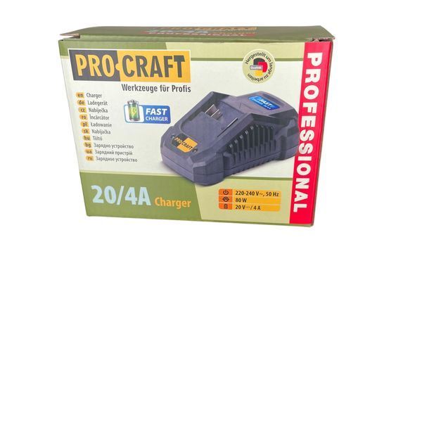 Зарядний пристрій Procraft Charger20/4 А 030292 фото