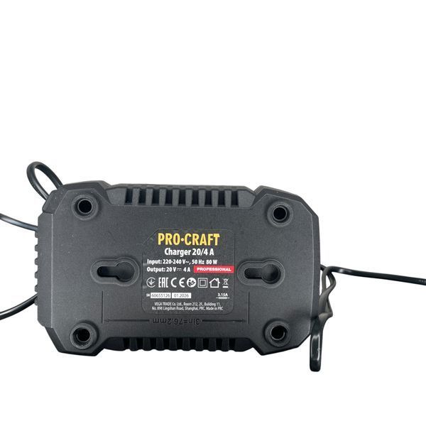 Зарядний пристрій Procraft Charger20/4 А 030292 фото