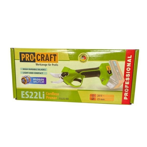 Акумуляторний секатор Procraft ES22Li (без акб та зп) 030298 фото