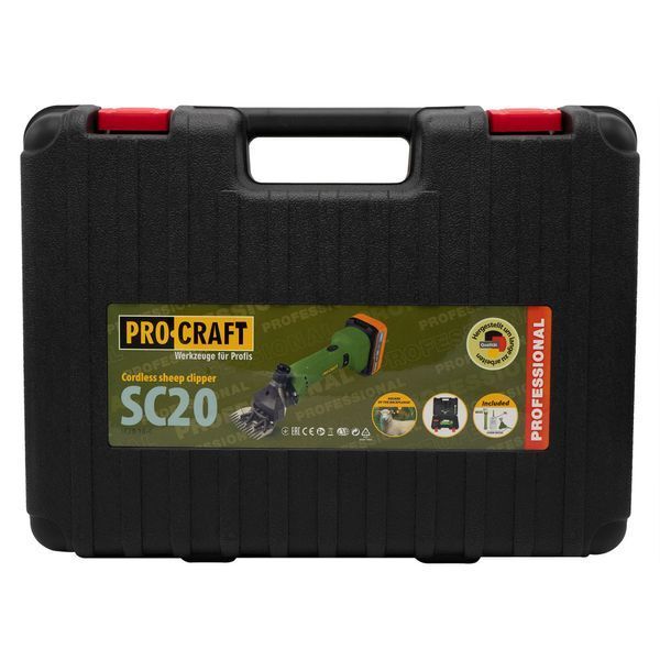 Аккумуляторная машинка для стрижки овец Procraft SC20 (с 1 АКБ) 030256 фото