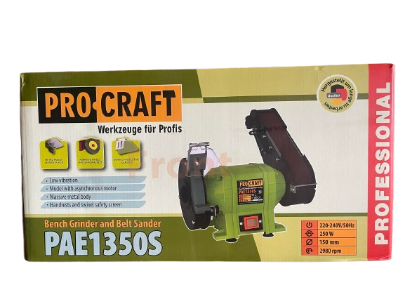 Дисково-стрічкове точило PROCRAFT PAE-200/1350 S 013508 фото