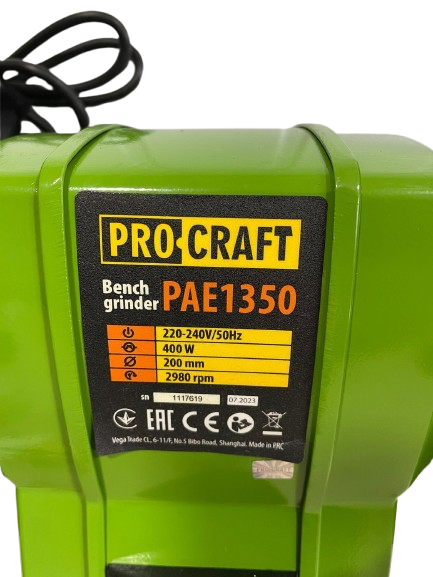 Станок заточной PROCRAFT PAE-200/1350 наждак 013506 фото