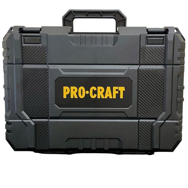 Аккумуляторная болгарка PROCRAFT PGA-22 Universal, 125 круг  1 АКБ 4 а.ч., зарядное, кейс 030274 фото